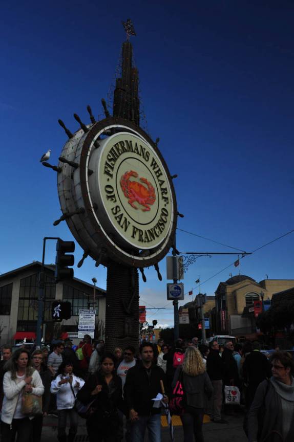 Fisherman's Wharf, o movimentado bairro em que ficamos hospedados em San Francisco, na Califórnia, nos Estados Unidos